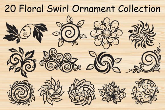 Download Floral Swirl Ornament Collection - Premium Resources